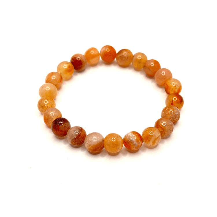 Carnelian Crystal Bracelet - Protection | Good Luck | Confidence