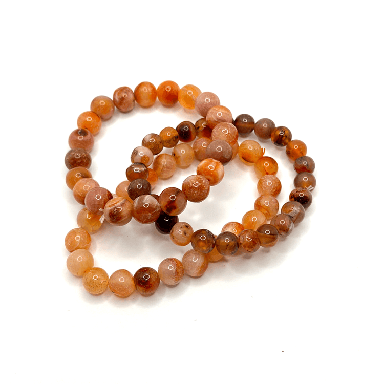 Carnelian Crystal Bracelet - Protection | Good Luck | Confidence