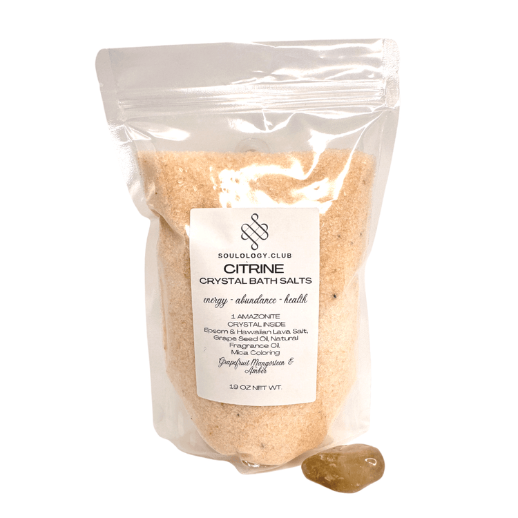 Citrine Crystal Bath Salt