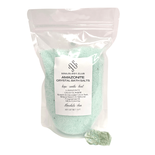 Amazonite Crystal Bath Salt