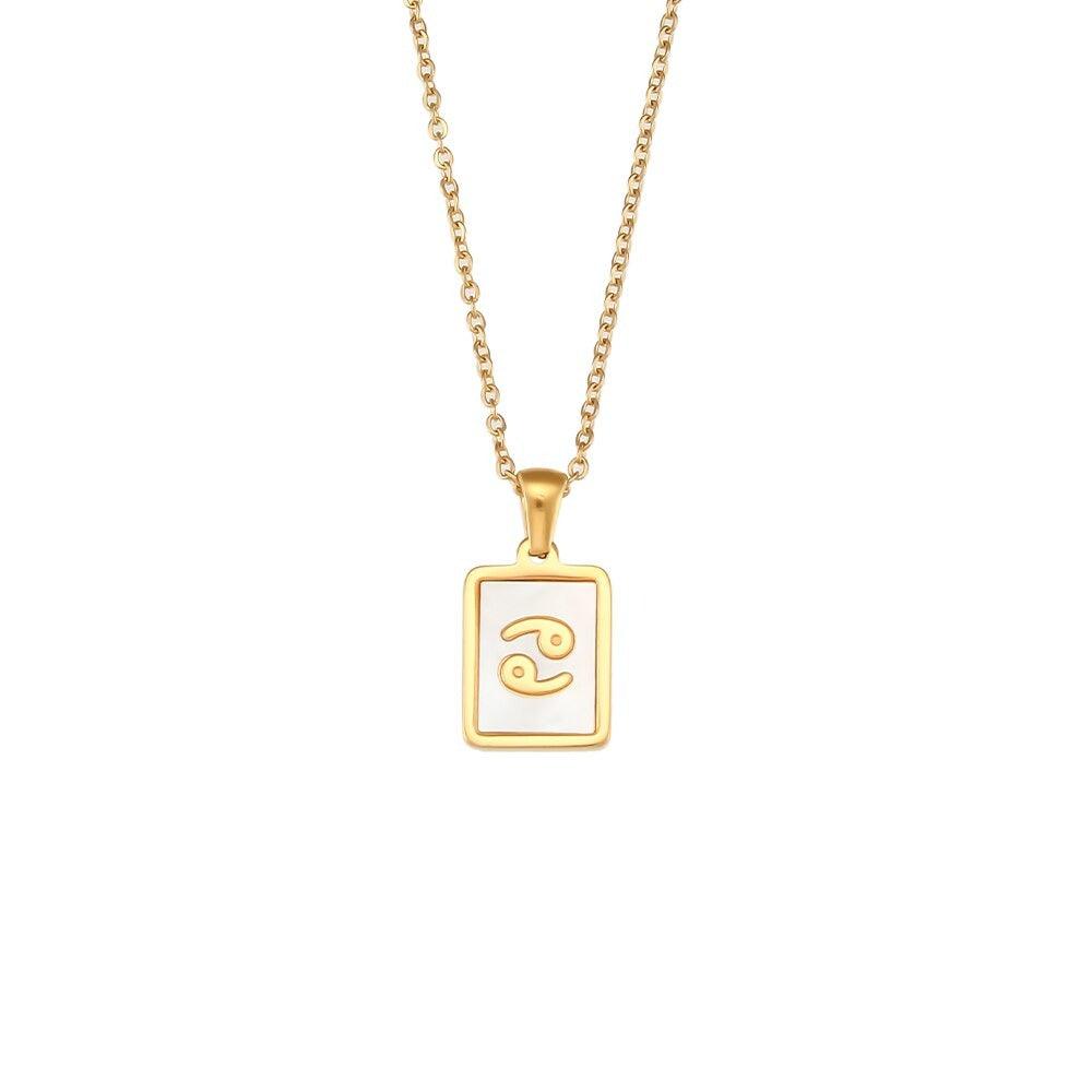 tarnish free zodiac necklace