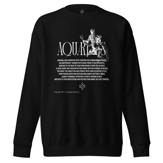 Aquarius Unisex Zodiac Sweatshirt