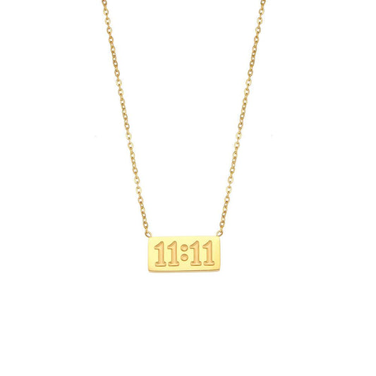 angel number necklace